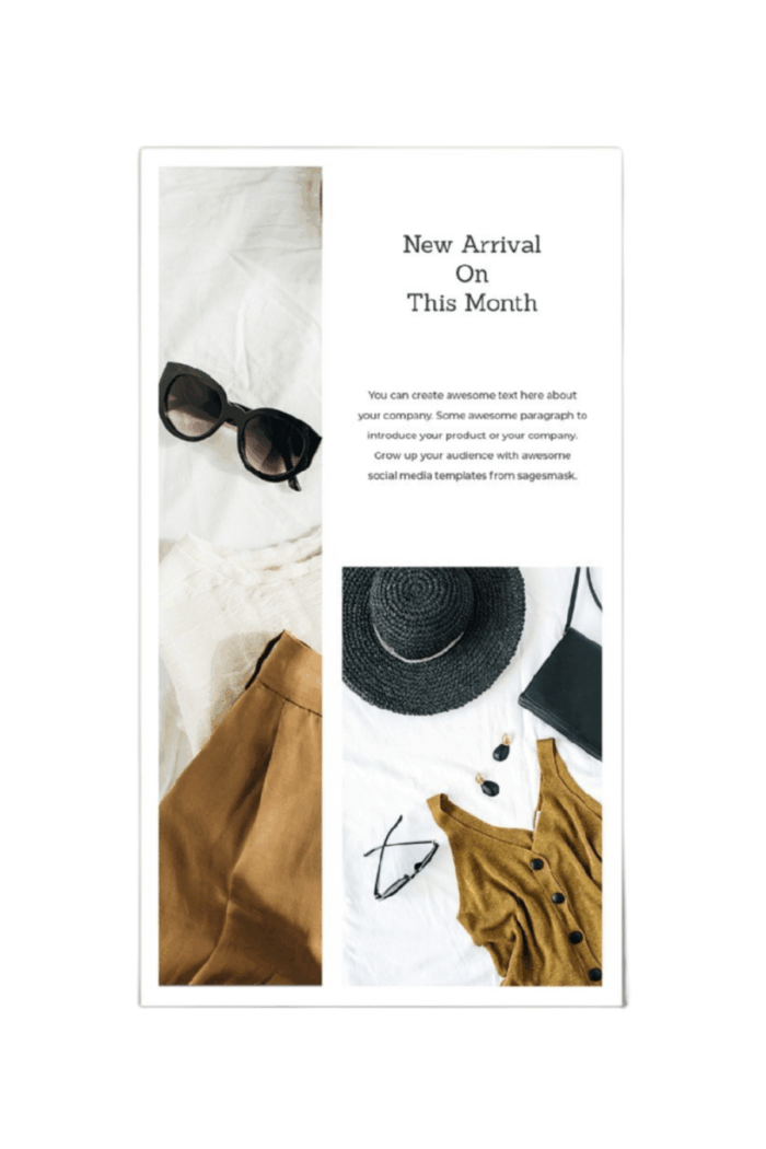 A clean and elegant Instagram Story template set created by AESTHETIC / TRAMTHIETKE for fashion brands, clothing boutiques, and online shops. Designed for new arrivals, sale campaigns, product highlights, and fashion promotions with a minimal, refined, and professional visual style.